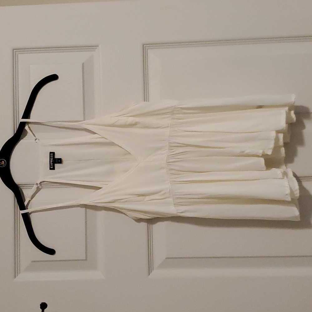 Express Flowy White Top